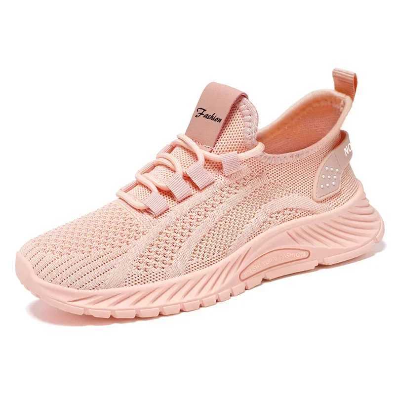 Womens running shoes spring and summer sports shoes plus size womens shoes soft soled fatigue casual shoesXJ250324