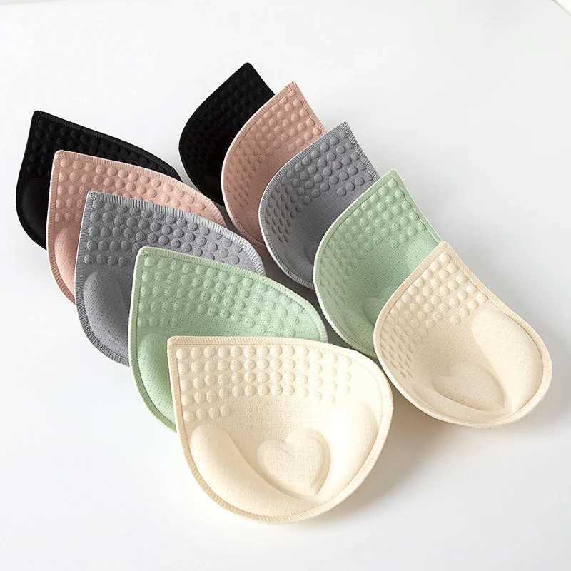 Bikini bra pads chest coasters womens shirt inserts accessories reusable bra inserts droplet shaped breast underwearXJ250324