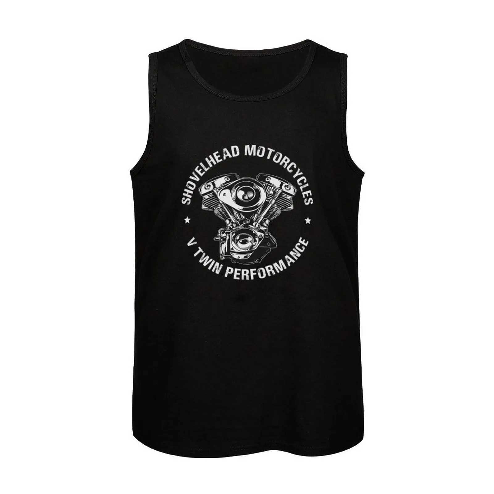 Shovel motorcycle vest sleeveless vest sleeveless t-shirt mens gym sportswear X250324