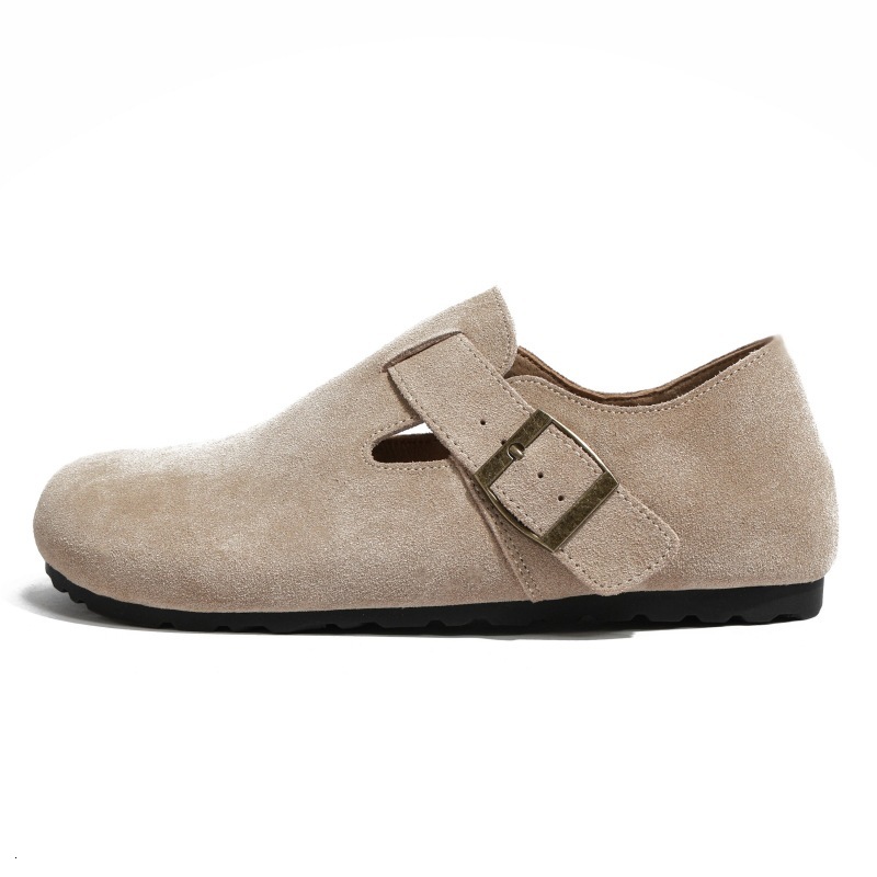 2025 new style leather interior height increasing women's soft sole designer fashionable one-step fully packaged shoes