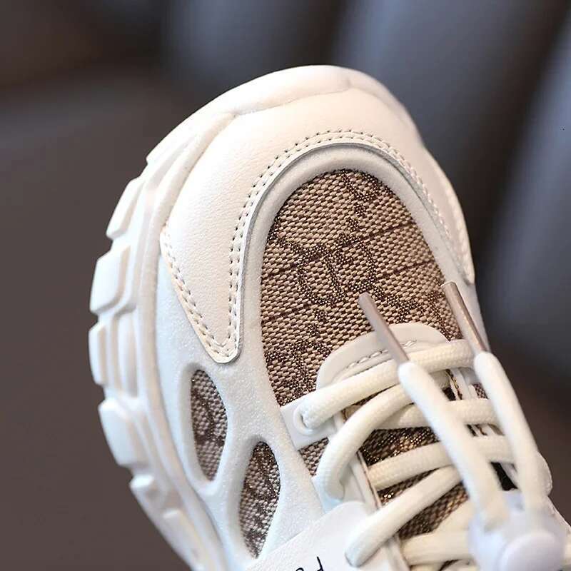 Autumn Children Casual Sport Shoes Fashion Breathable Knitting Soft Bottom Non-slip Kids Sneakers For Boys Girls Size 21-36