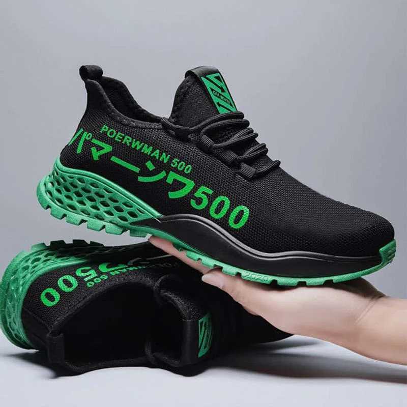 Mens Shoes Spring 2025 New Trend Shoes Mens Shoes Casual Sports Running Net Breathable and Casual Spring Trend ShoesXJ250324