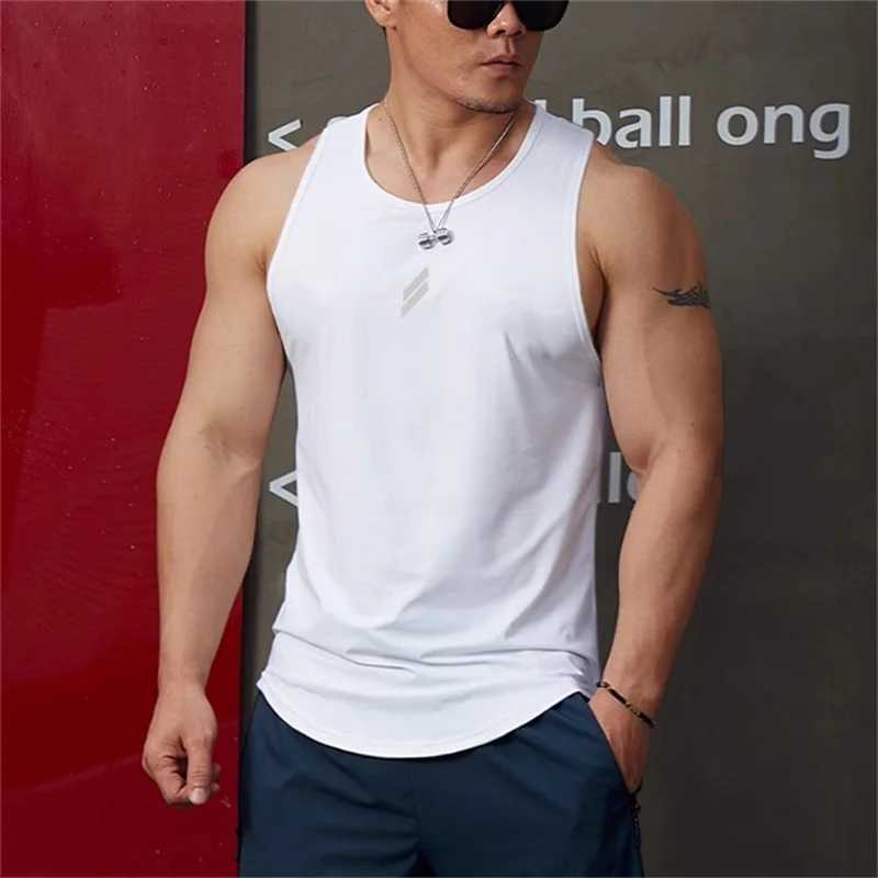 Summer New Tank Top Mens Ring Neck Mesh Eye Sports Shirt Sleeveless Tank Top Quick Drying Training Tank Top Men X250324