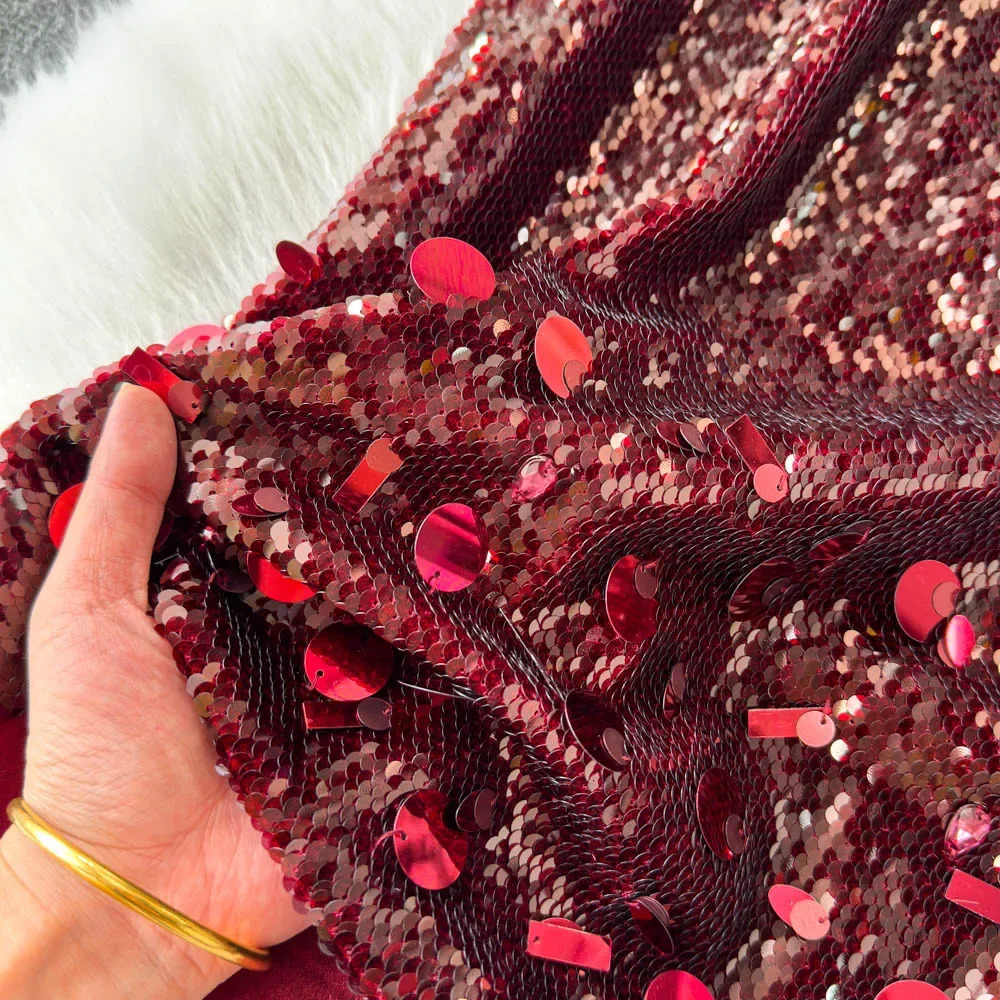 sweet Vintage Glitter Sequins Elegant High Waist Chic Slim Pencil Skirt French Streetwear High Street Autumn Winter Clothing 250322