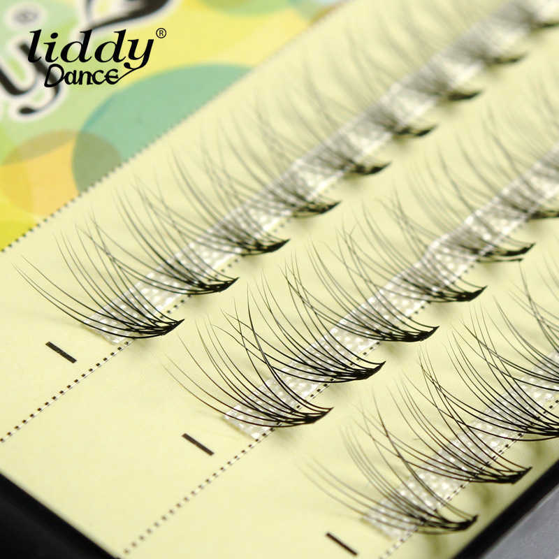 Natural Thick Grafted Eyelashes 10 per plant Planting Eyelashes Blooming in One Second False Eyelash Imitation Mink Fleece W250324