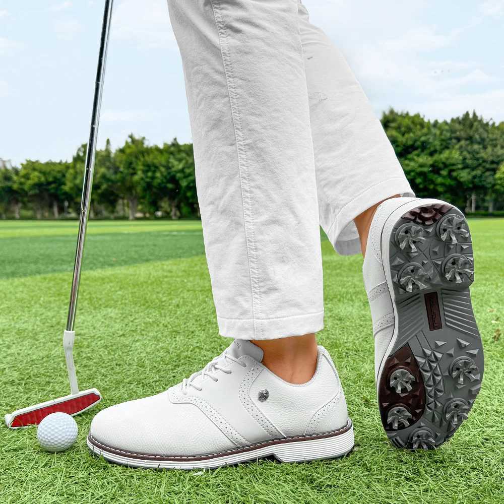 Professional pointed golf shoes mens golf sports shoes luxury walking shoes Y250322