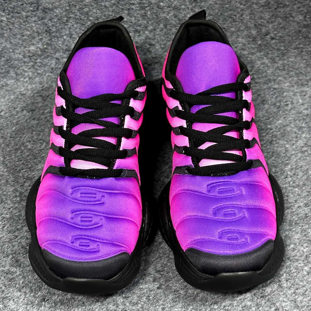 Womens sports shoes 2024 Fi rainbow platform shoes casual walking shoes comfortable outdoor womens vulcanized shoesXJ250324