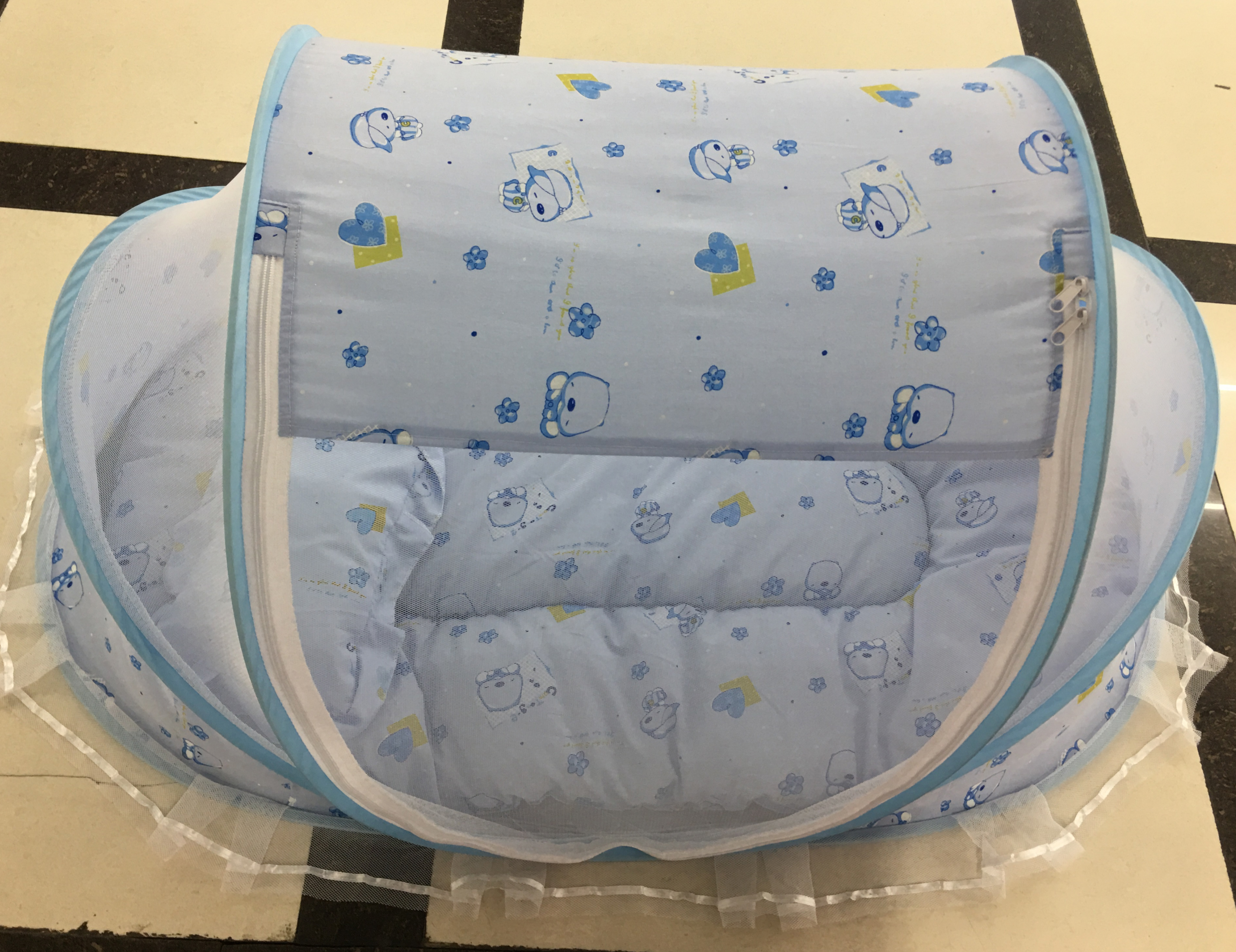 Jiaobao Little Bear Three Piece Baby Mosquito Net Set