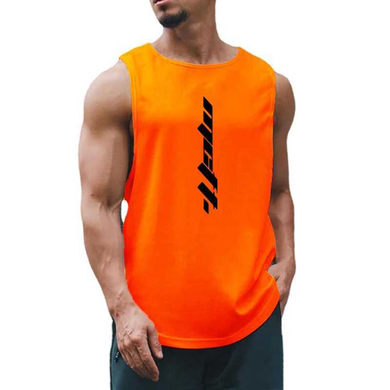 Muscle mens gym clothing mens fitness vest top-level fitness vest mesh fitness shirt mens sports basketball shirt X250324
