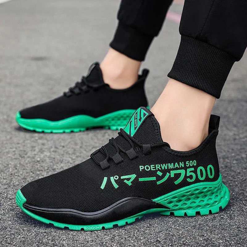 Mens Shoes Spring 2025 New Trend Shoes Mens Shoes Casual Sports Running Net Breathable and Casual Spring Trend ShoesXJ250324