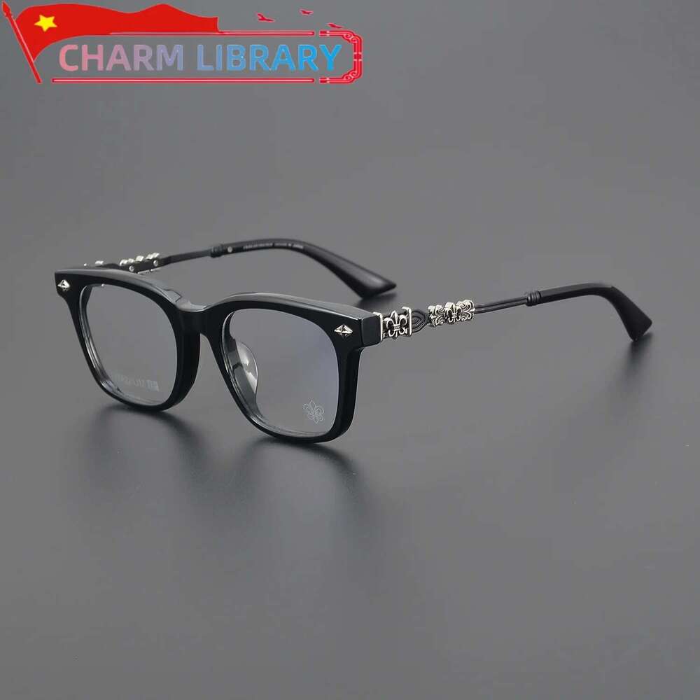 Eyeglass Frame For Women Reading Glasses Designer Brand Prescription Acetate Titanium Fashion Men Retro Optical Eyewear