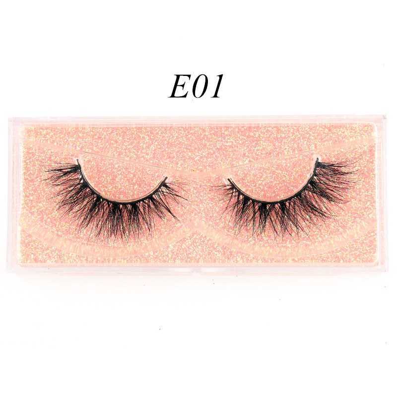 Mink false eyelashes 20mm thick mink false eyelashes 5D multi-layer exaggeration stereo adjustable W250324