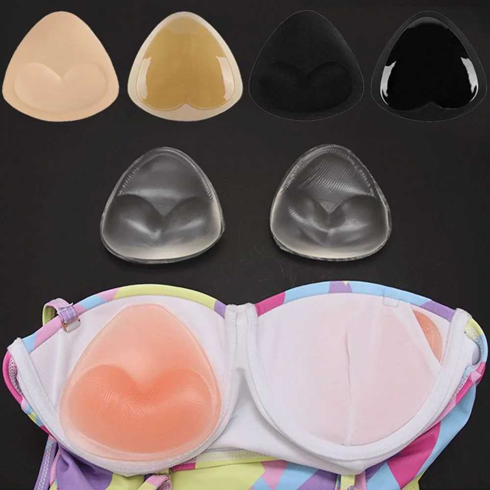 Silicone bra insert breast pad adhesive push up bra womens push up bra cup thickness Nipple cover bikini swimsuit insertXJ250324