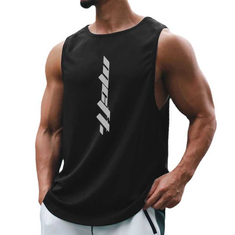 Muscle mens gym clothing mens fitness vest top-level fitness vest mesh fitness shirt mens sports basketball shirt X250324