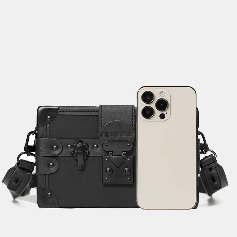 Men's Shoulder Messenger Bag Sg Husband Trendy Couple Bags Boys Small Square Leather Side Crossbody Man Vintage