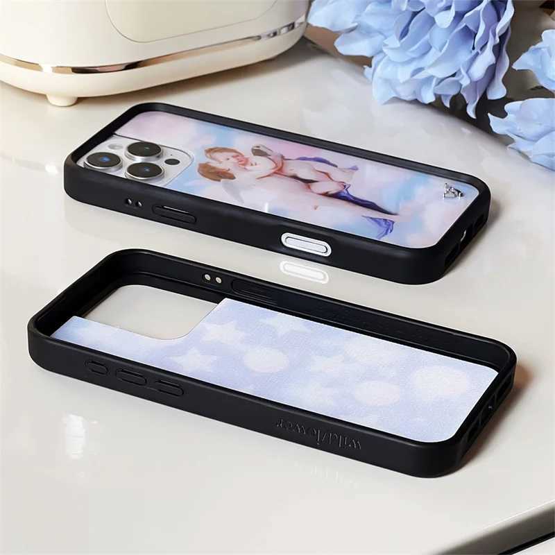 Wildflower Angel Baby Fruit Cake Phone Case For iPhone 16 15 14 13 12 Pro Max Plus WF Moon Star Rabbit Shockproof Cover Z250324