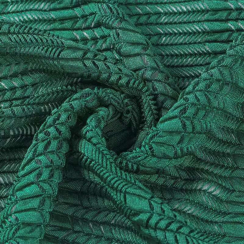 Elite Knitted Jacquard Material - Lightweight Wheat Design with High-Quality Polyester and Spandex Composition quantity