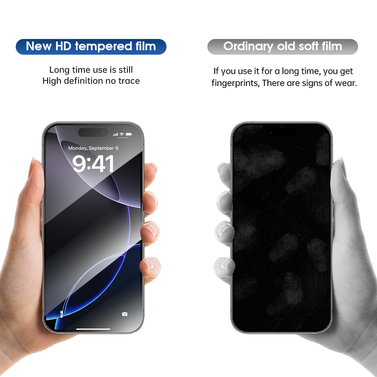 USA STOCK LOCAL ESEEKGO Screen Protector for iPhone 16Pro MAX 15 14 13 12 11 Pro Max XS XR Clear Tempered Glass TGC-01 200pcs Mix MOQ with 10 in 1 Pap