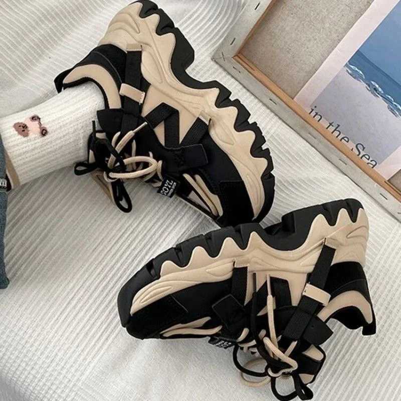 New Mixed Color Womens Platform Sports Shoes Outdoor Sports Shoes Womens Fi Shoes Designer Womens Vulcanization ZapatosXJ250324
