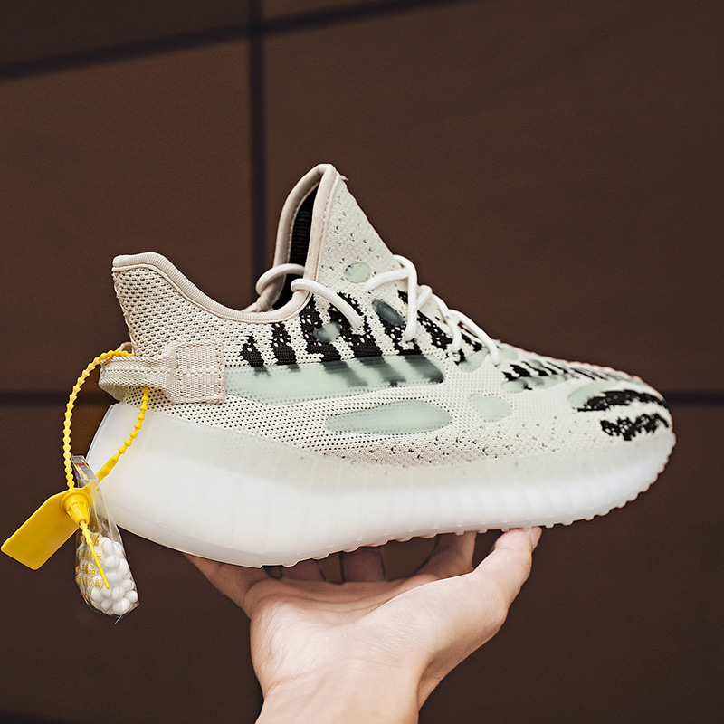 designer shoes new Men's sports shoes breathable mesh fabric coconut shoes in spring lightweight popcorn men's running trendy shoes