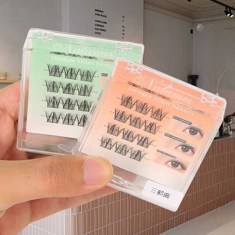 Sunflower eyelash beauty tool simulates natural curling fluffy and thick three-dimensional false eyelashes W250324