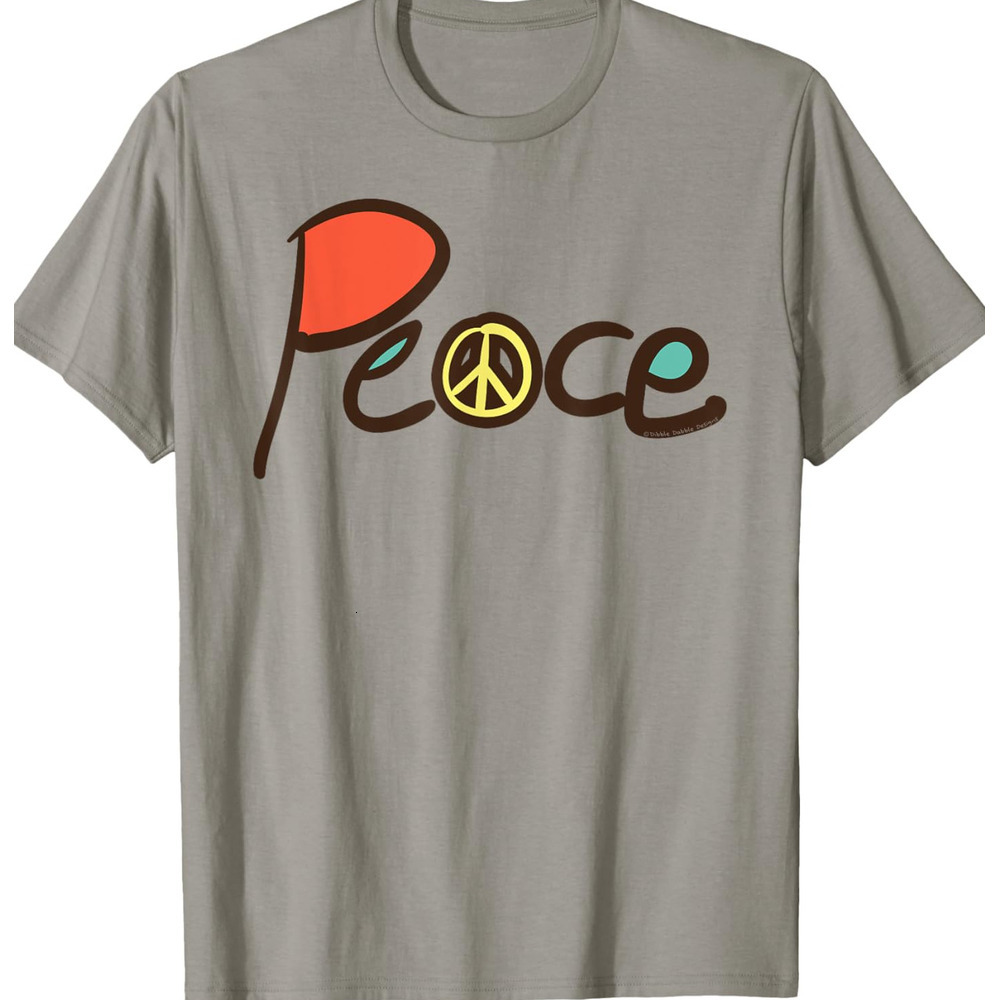 T shirt for Mens Fun Retro PEACE with Peace Symbol Graphic Tee Casual Tops Clothes Short sleeve