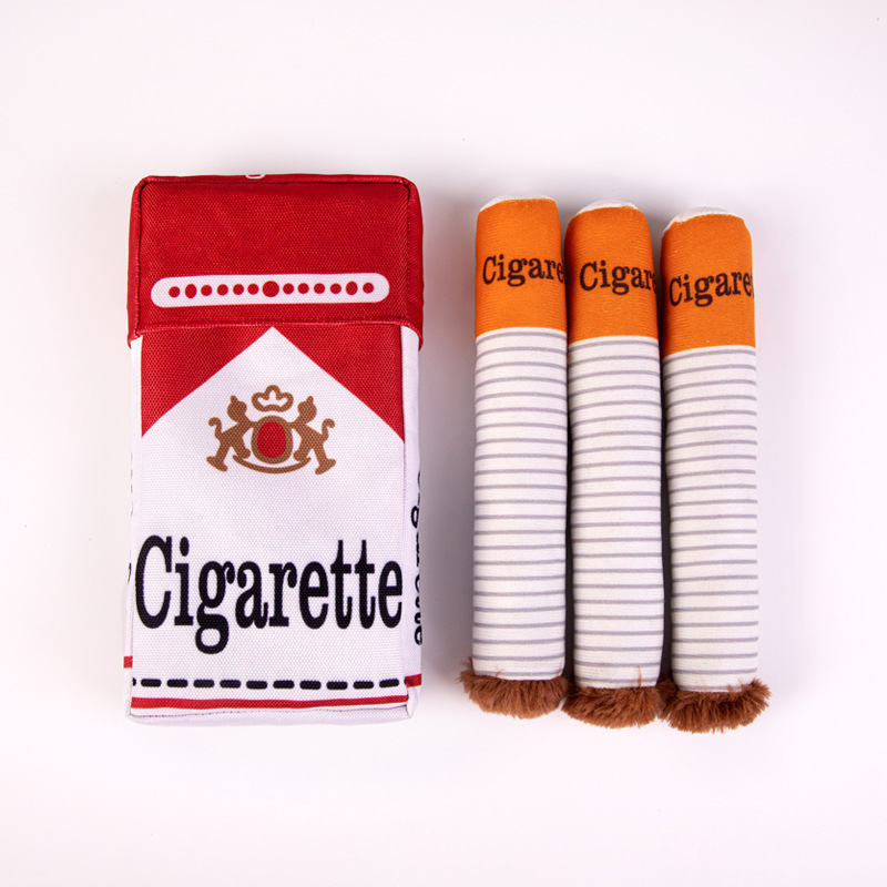 Free shipping new teeth grinding toys dogs chew resistant plush cigarettes toys pet supplies