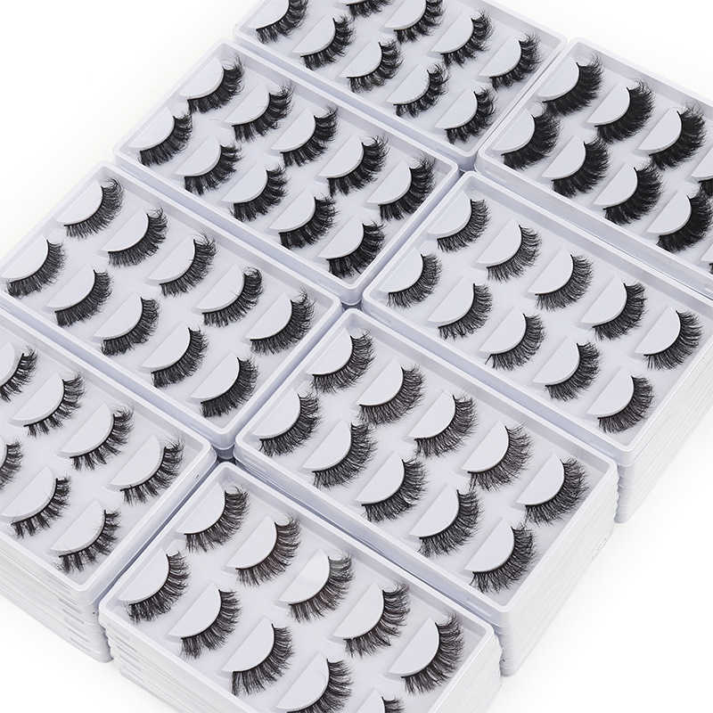 DINGSEN False Eyelash Stable Fury Fluffy Eyelash Thick Curly Eyelash W250324