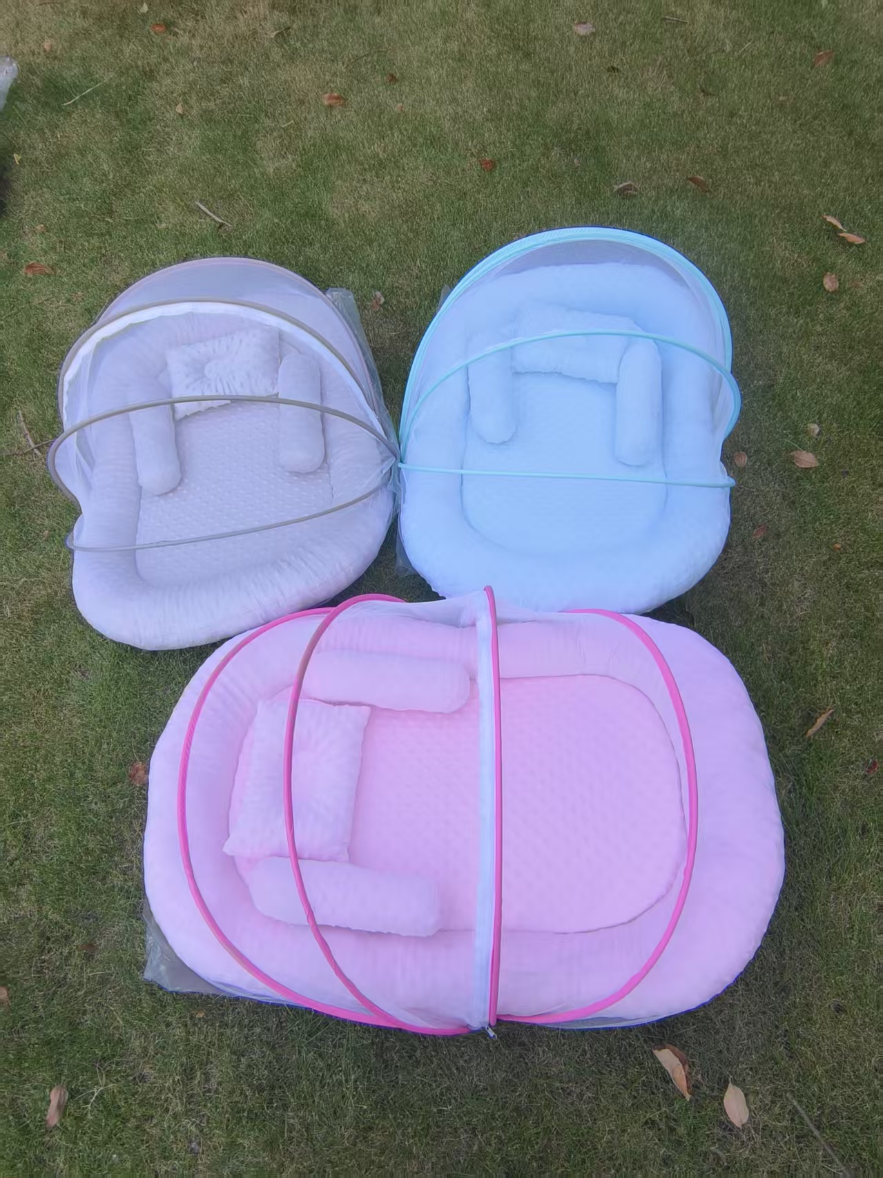 Jiaobao Bubble Velvet Five Piece Baby Mosquito Net Set