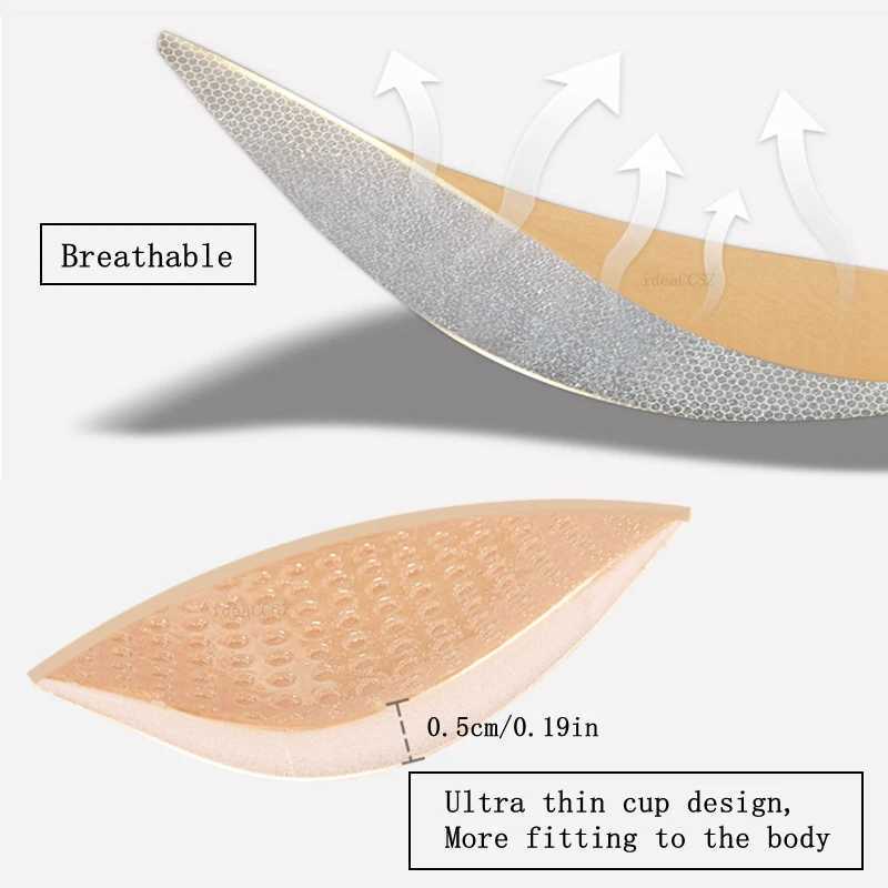 Adhesive female invisible bra bare back lifting strapless straplessXJ250324