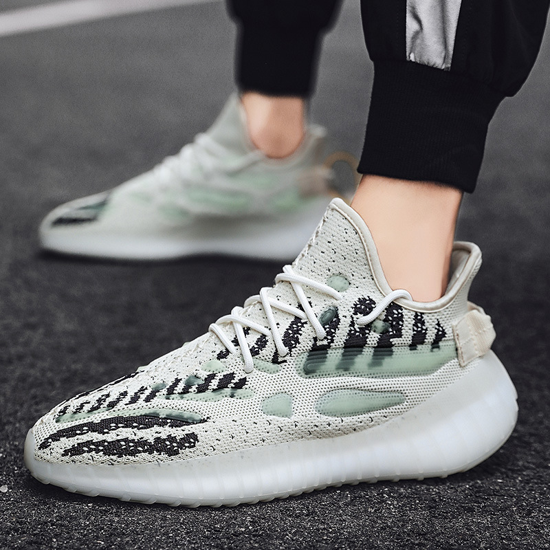 designer shoes 2025 new Men's sports shoes breathable mesh fabric coconut shoes in spring lightweight popcorn men's running trendy shoes