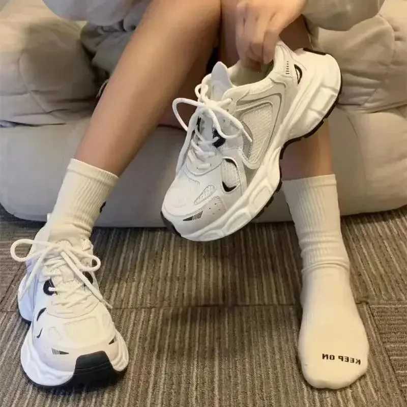 Womens lightweight sports running shoes 2025 spring new mesh style Forr Gump dad all mah casual trendy shoesXJ250324