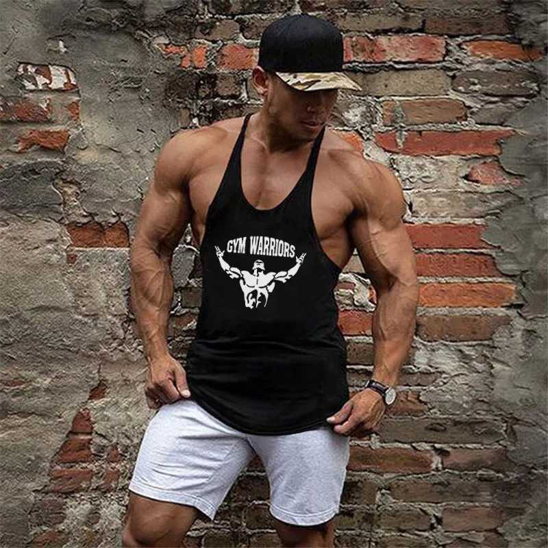 Muscle mens brand clothing gym vest mens fitness cotton dress mens Stringer bodybuilding sleeveless shirt X250324