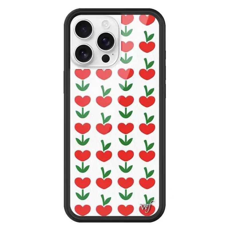 New Wildflower cute love cartoon phone case for iPhone 12 13 Pro 14 Pro Bear Star 15 Pro 16 Plus 15 Pro Max WF Bott Z250324
