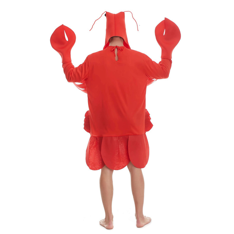 Stylish 3 Piece Costume with Lobster Design - Perfect for Fancy Dress Events quantity
