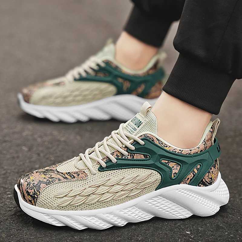 2025 hot selling mens shoes Drag Scale sports running shoes mens shoes casual mesh breathable Chinese fashion mens shoes sports shoesXJ250324
