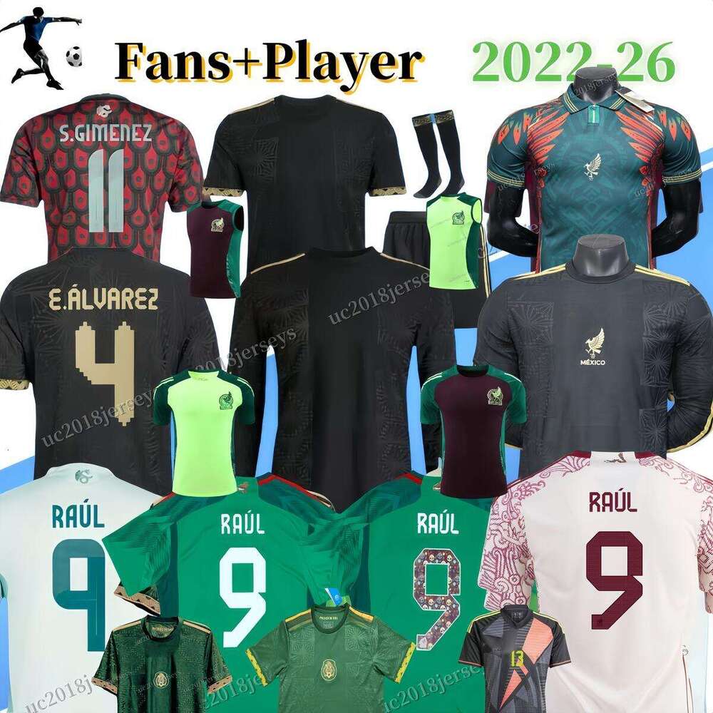 2025 Mexico sleeveless suit CHICHARITO Soccer Jerseys 22 23 24 25 26 H.LOZANO Men Kids training shirt Football Shirts Uniforms Fans Player Version GIMENEZ 25 Gold Cup