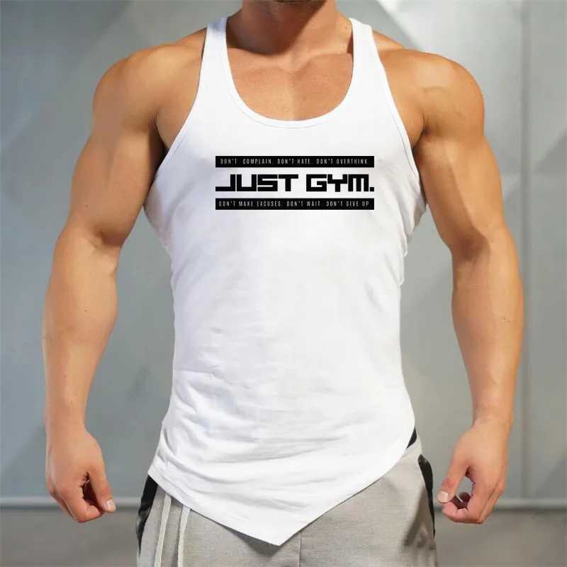 Mens compression vest mens cotton breathable clothing mens bodybuilding and fitness clothing gym vest muscle sleeveless shirt X250324