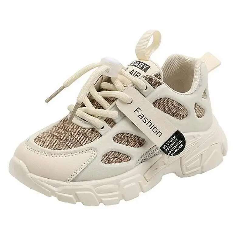 Autumn Children Casual Sport Shoes Fashion Breathable Knitting Soft Bottom Non-slip Kids Sneakers For Boys Girls Size 21-36