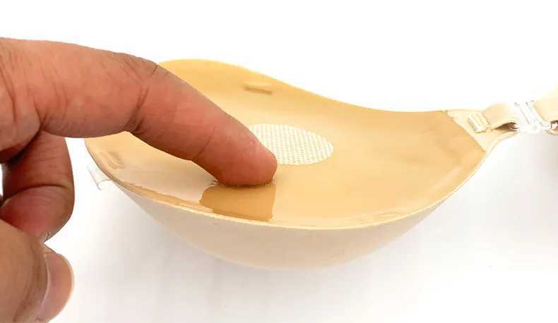 Thick chest sticker 5CM thick invisible bra flat chest display large silicone breast sticker bride wedding noodle stickerXJ250324