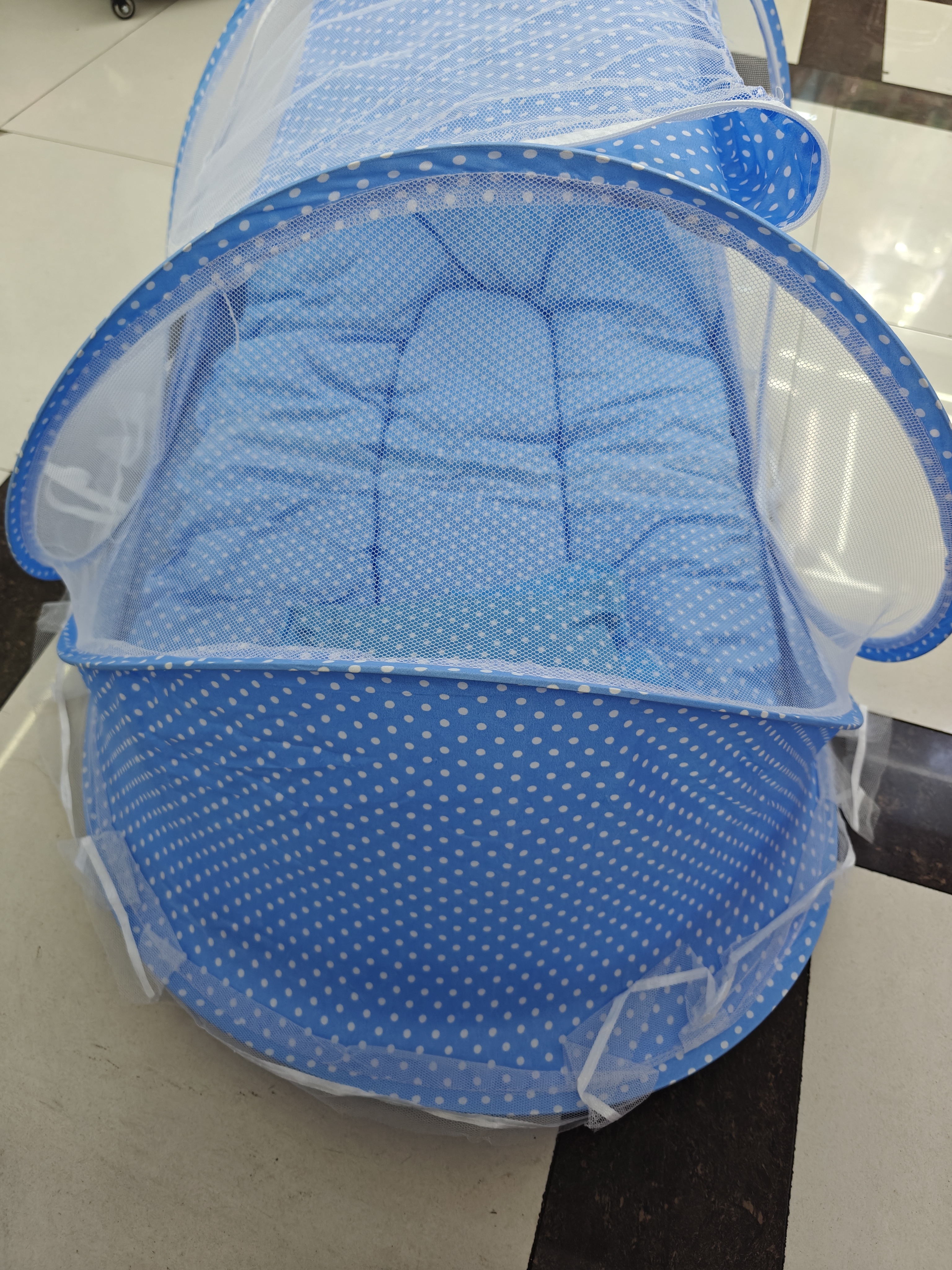 Jiaobao Point Cloth Three Piece Baby Mosquito Net Set