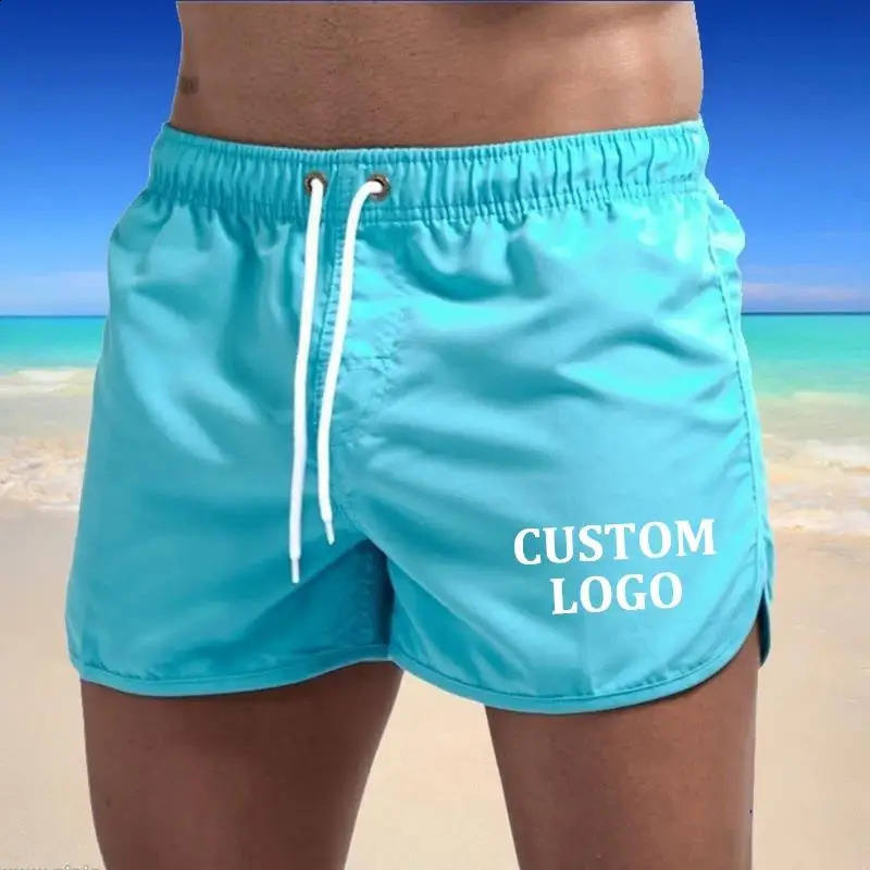 Custom Your Summer Swimwear Men Swimsuit Boy Swim Suits Boxer Beach Shorts Trunks Swimming Surf Banadores Mayo Sungas 250321