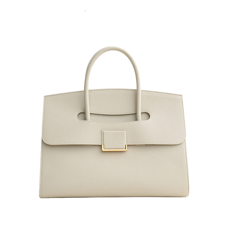 2025S Fashion Designer Guangzhou Women S Bag Large Capacity Commuting Versatile Briefcase Female Niche Design Simple And High End Feel Handbag Trend