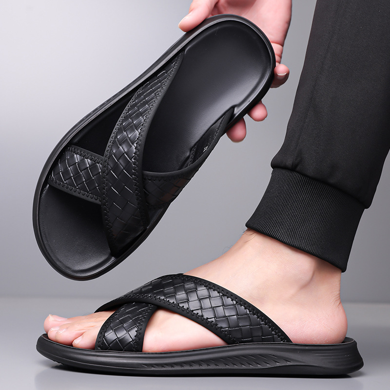 free shipping designer sandals slippers men mens slides slide black brown indoor outdoor casual shoe trainers sneakers new