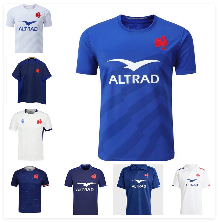 2023 2024 2025 Adults Rugby Sportswear Francs Men's Rugby Shirts Training Uniforms European National Team Sports