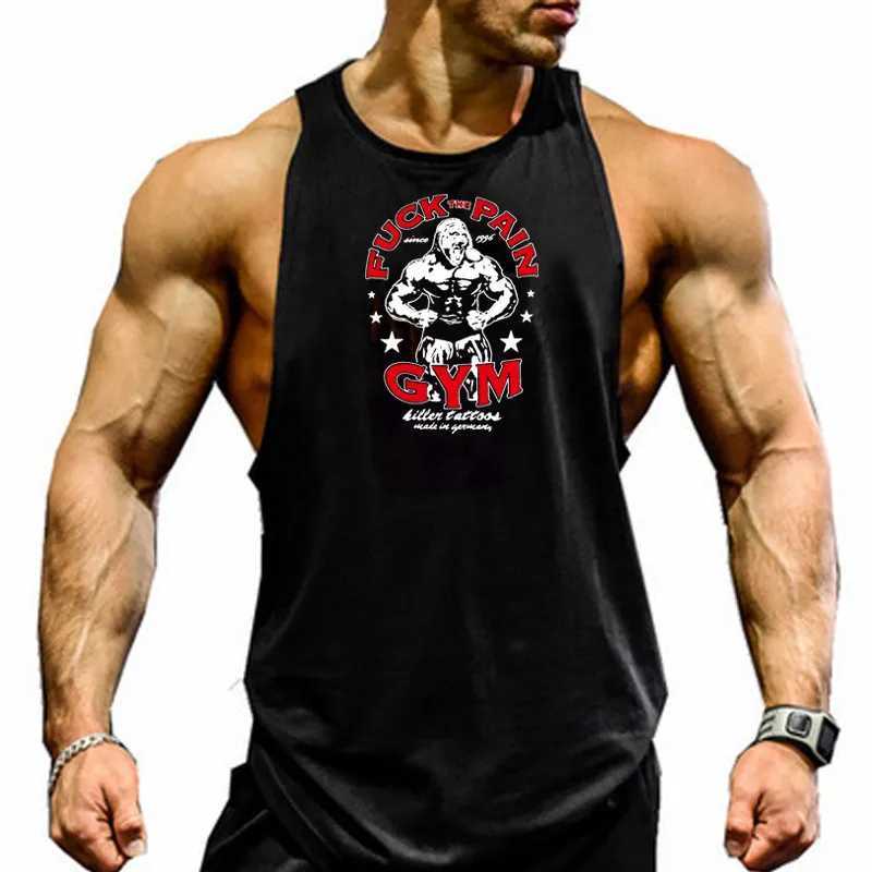 Sportswear Fitness Top Mens Fitness Tank Top Mens Fitness Tank Top Brand Muscle Tank Top Sleeveless Single Sleeve Fashion Sportswear M-3XL X250324