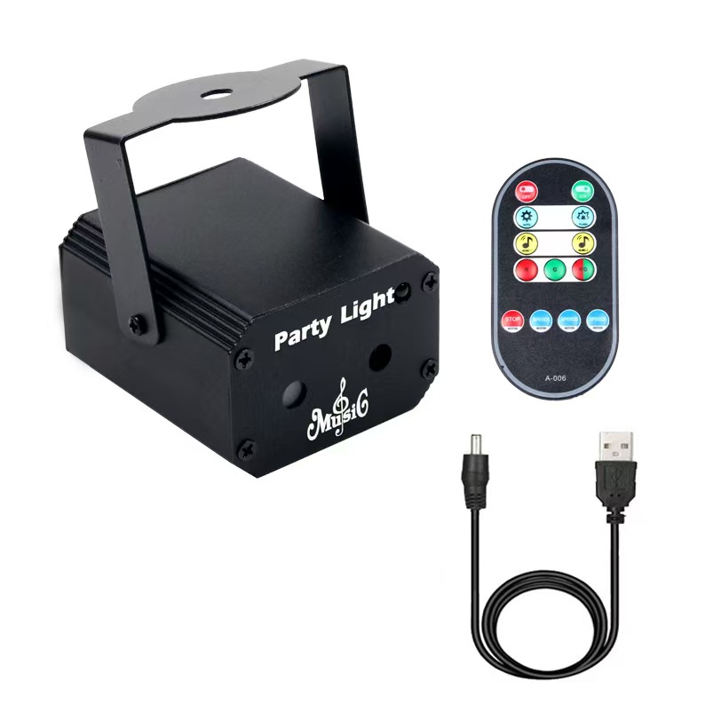 MINI 32 Patterns RG Laser Projector Party Light DJ Dance Disco Bar Family Christmas Effect Stage Lamp Show Y11 for DJ Disco Show
