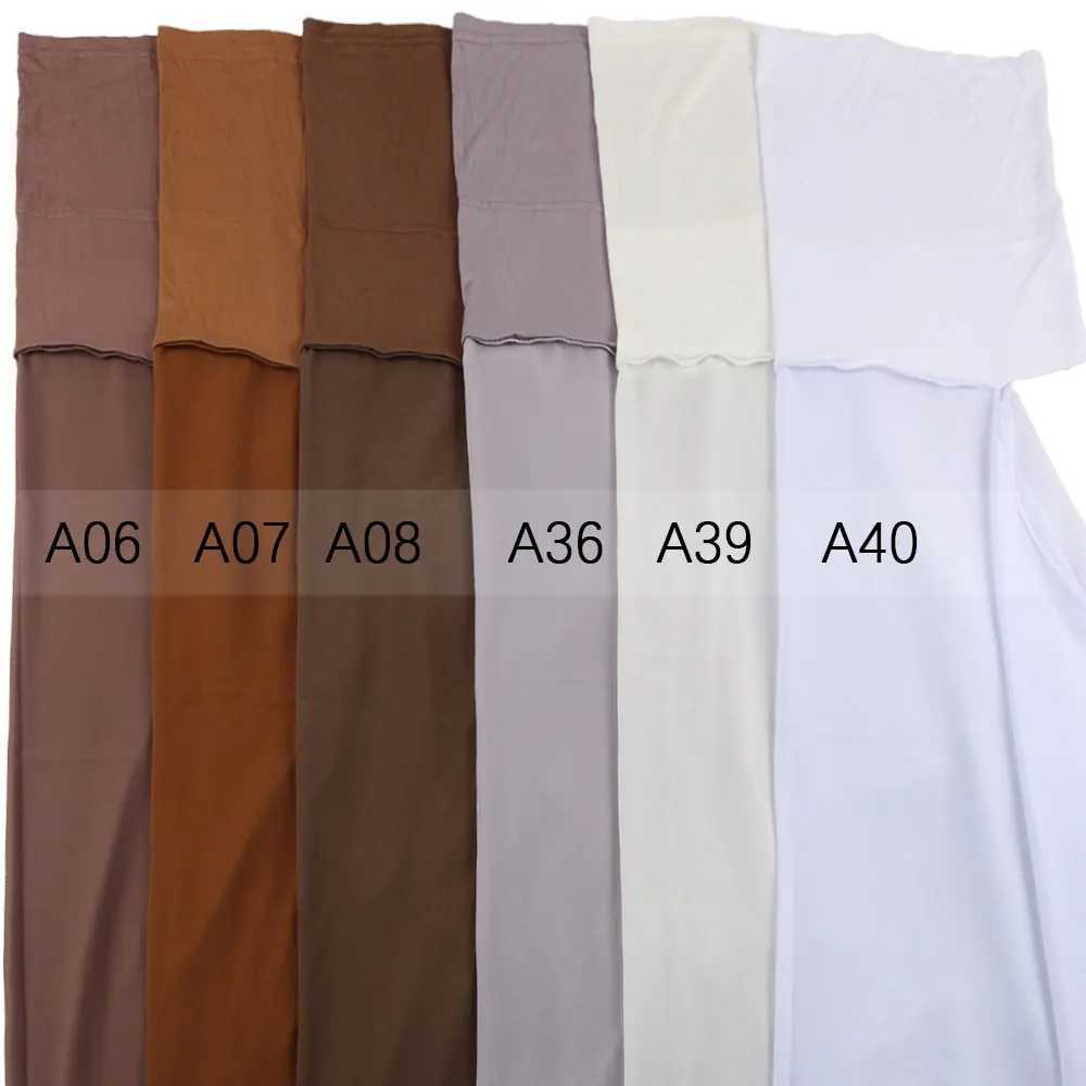 Chiffon headscarf with hat instant chiffon headscarf needleless headscarf inner hat ready to wear headscarf at any time X250324