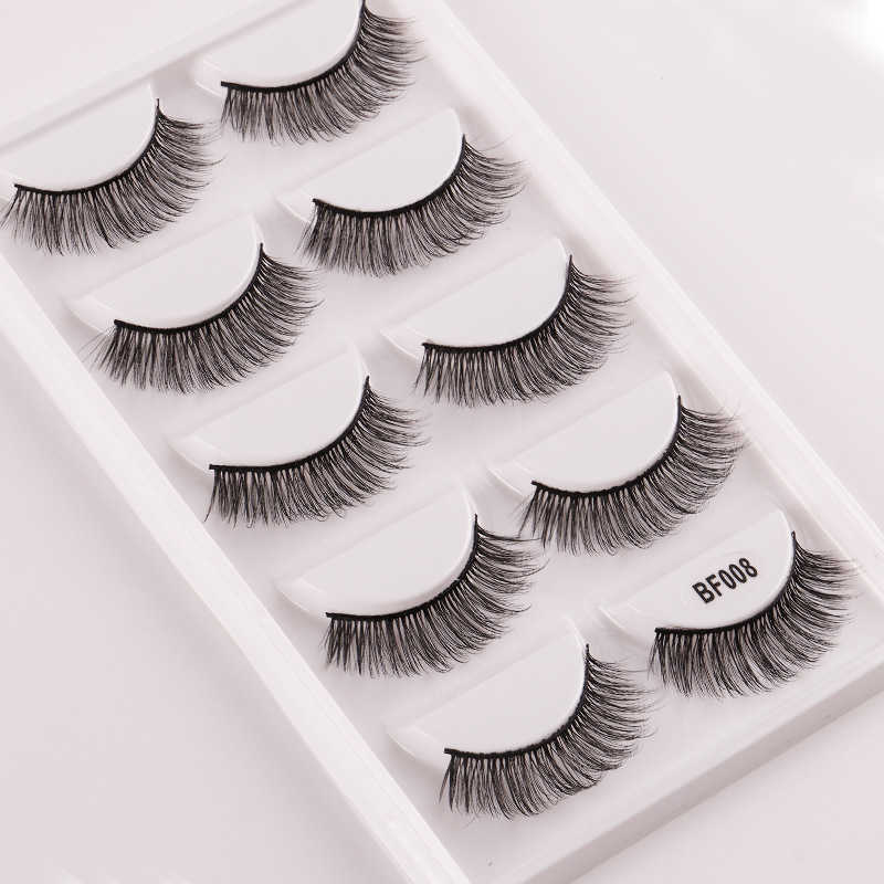 New Chemical Fiber Short False Eyelash Thick Curling Simulation Natural Grafting Eyelash W250324