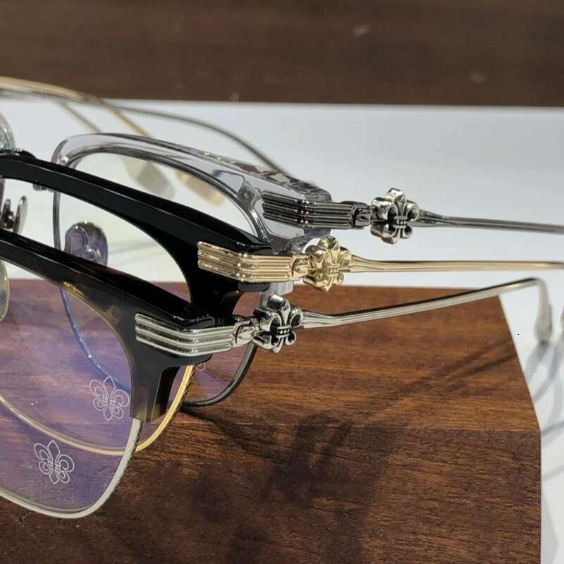 2024 New Titanium Acetate Eyeglasses Men Square Retro High Quality Glasses Frame Women Korea Brand Designer Eyewear